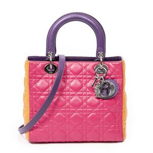 Dior Medium Tricolor Lady Dior